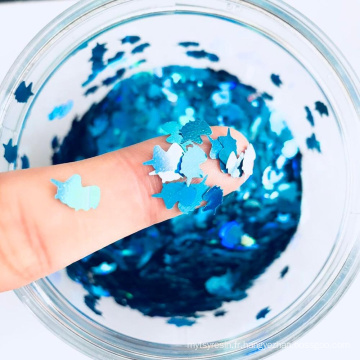 Bull 2019! Nicenicorn Polyester Glitter Flakes pour tous les ornements du festival et décoration en tissu, cosmétiques, nail art, maquillage, etc.